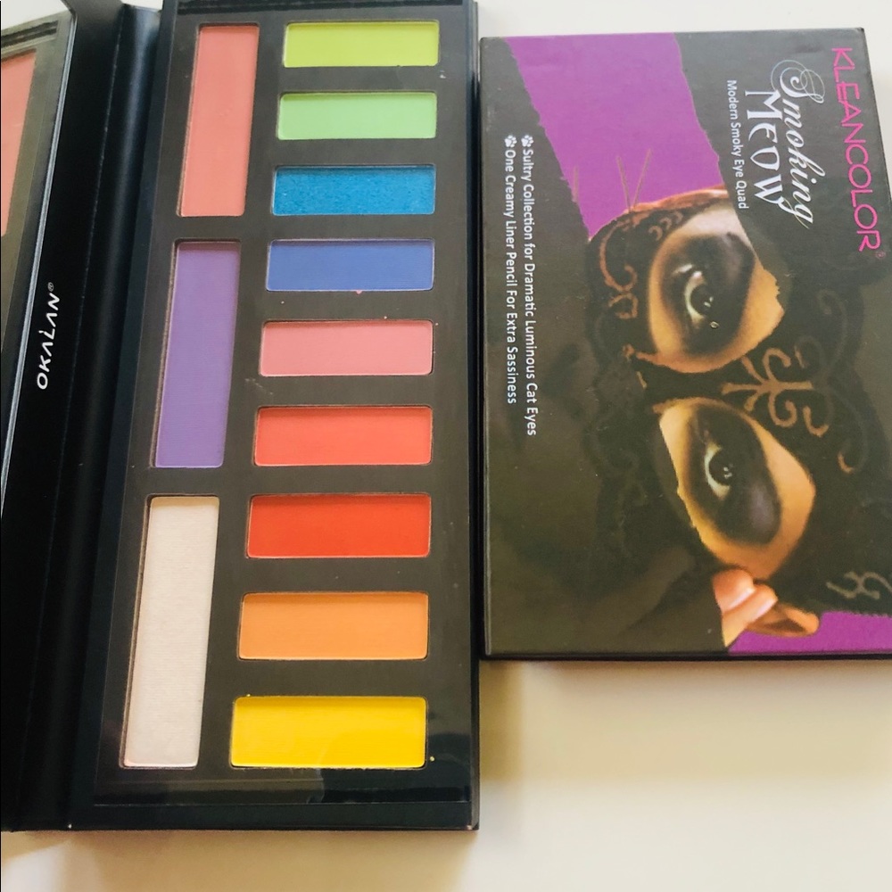 Eyeshadow 12 colors &. Smoking 👀👀👀💄